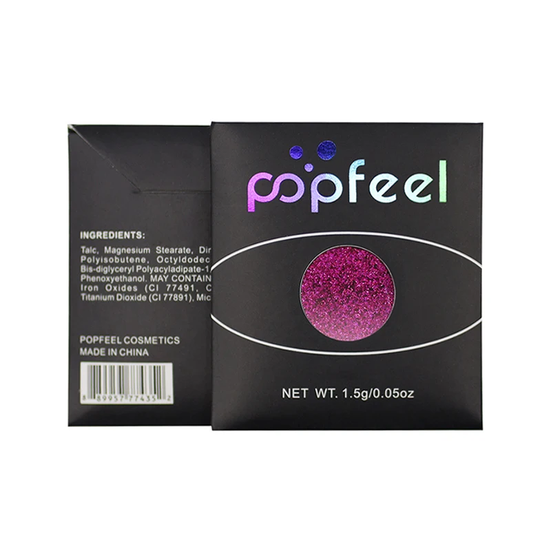Popfeel бренд 1 коробка способа 18 Цвета дополнительный блеск порошок для глаз макияж