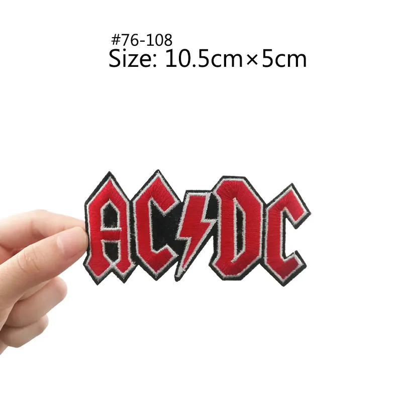 Punks not dead AEROSMITH WINGS TRIVIUM неподвижный в белом потомство ACDC вышитая Музыкальная Группа Логотип Железо на патч - Цвет: Лазерный