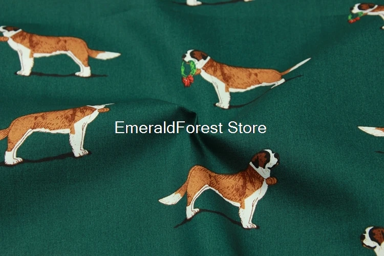 High quality cotton dog printed fabric handmade DIY clothing dress baby clothes 100cmx140cm | Дом и сад