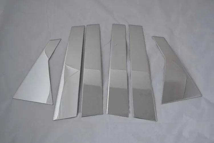 Отделка окна из нержавеющей стали высокого качества чехол (набор 6 шт.) для 2013 2014