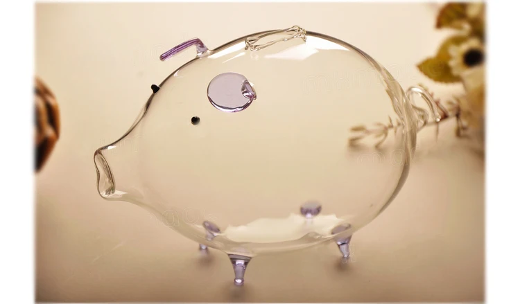 Сладкая кавайная большая копилка в виде горшка подарок сделай сам прозрачная