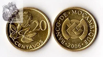 Mozambique 20 Centavos Coin Africa 100% real and Original Coins for Personal Collection UNC New | Дом и сад