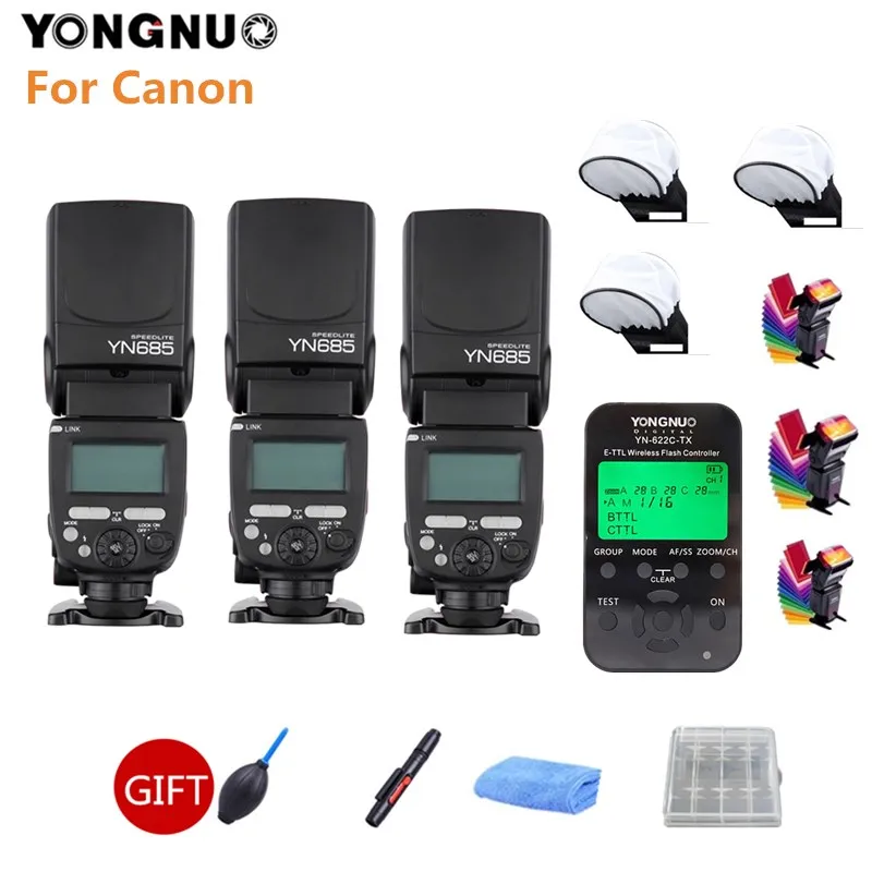 Беспроводная вспышка YONGNUO YN685C 2 4G HSS TTL Speedlite с триггером для зеркальной камеры Canon 7D