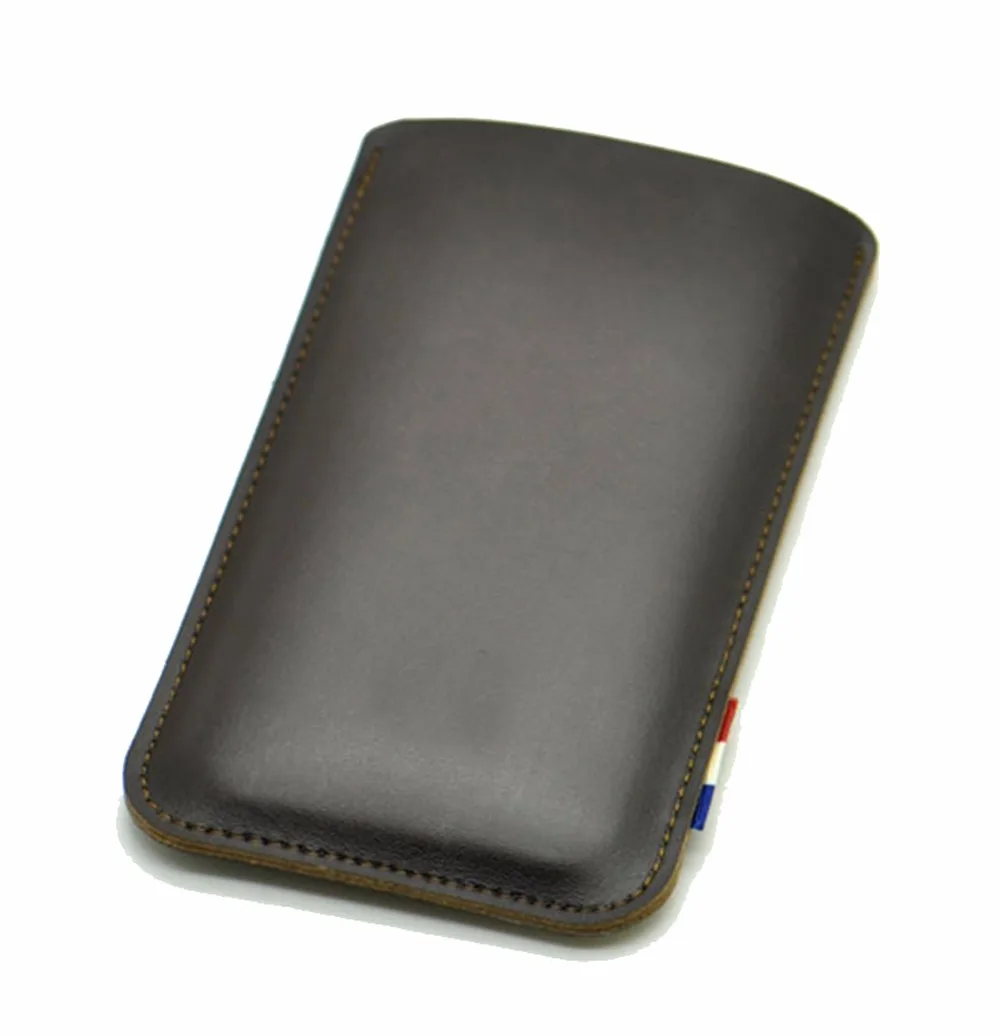 Ультра-тонкий супер тонкий телефон Чехол винтажные микрофибры стежка Чехлы для