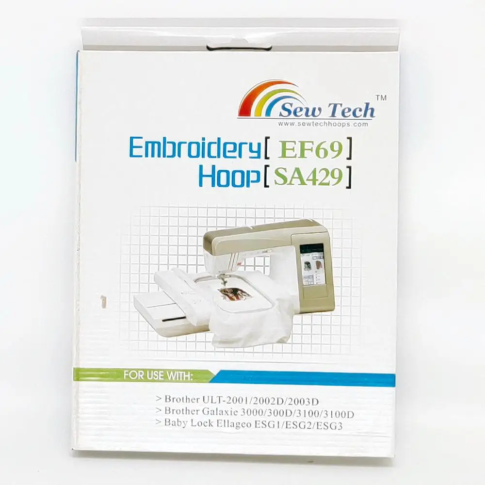 

Sew Tech Embroidery Hoop for Brother Embroidery Machine Frames for Brother Galaxie 3100D Baby Lock Ellageo ESG1 Embroidery Frame