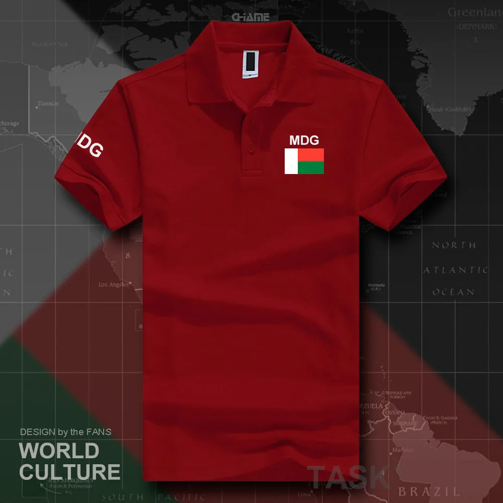 

Madagascar polo shirts men short sleeve white brands printed for country 2017 cotton nation MDG Malagasy Madagasikara Madagascar