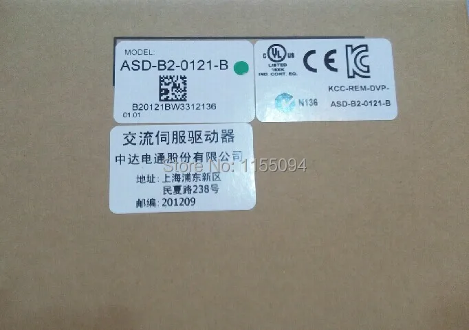 ASD-B2-0121-B Detla AC servo Drive 1ph 220 В 100 Вт 0.9A Новые в коробке | Обустройство дома