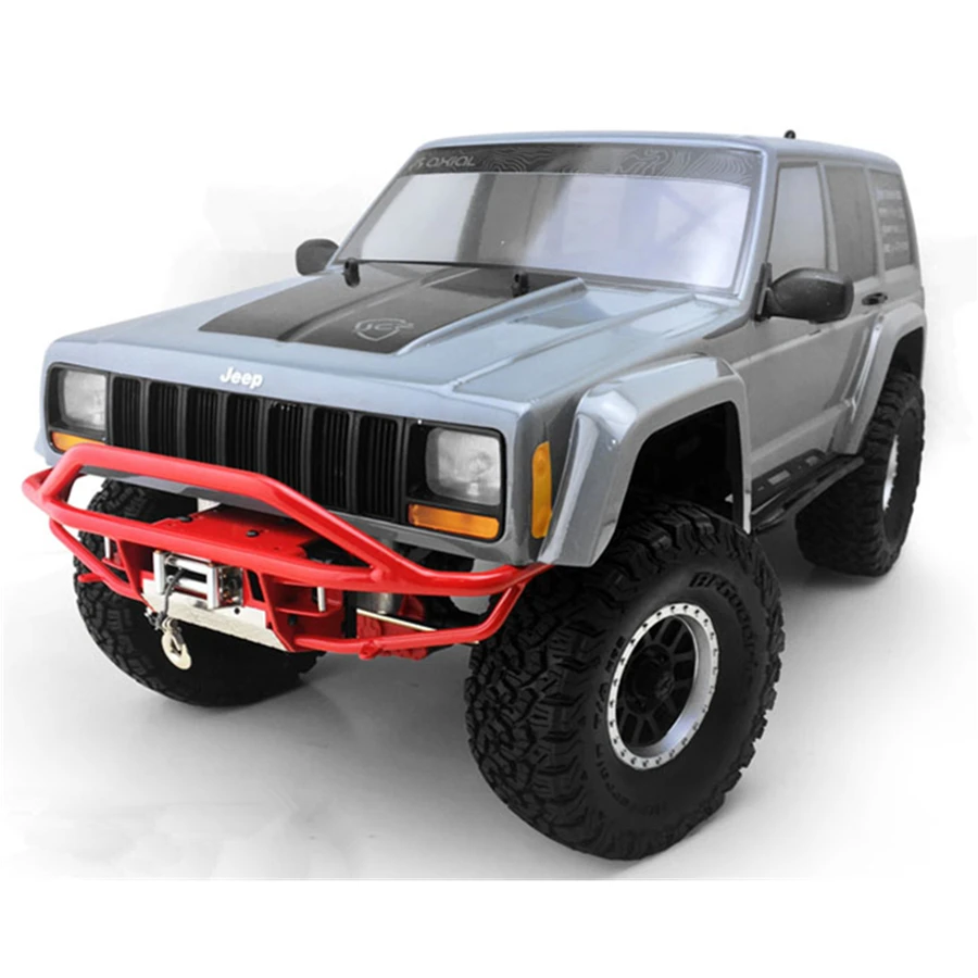 Радиоуправляемый автомобиль металлический бампер в сборе для 1/10 RC Гусеничный грузовик осевой Scx10 ii 90046-90047 XJ Cherokee радиоуправляемые игрушки запчасти для обновления