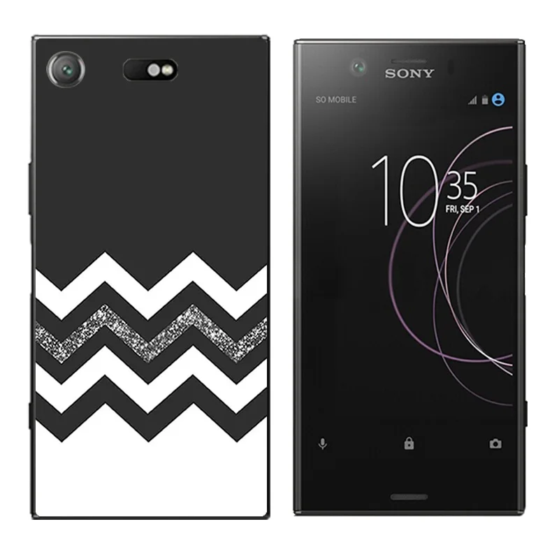 4.6' Cover for Sony Xperia XZ1 Compact Phone Cases Character Printing Coque Z1 Soft Silicone TPU Shell |