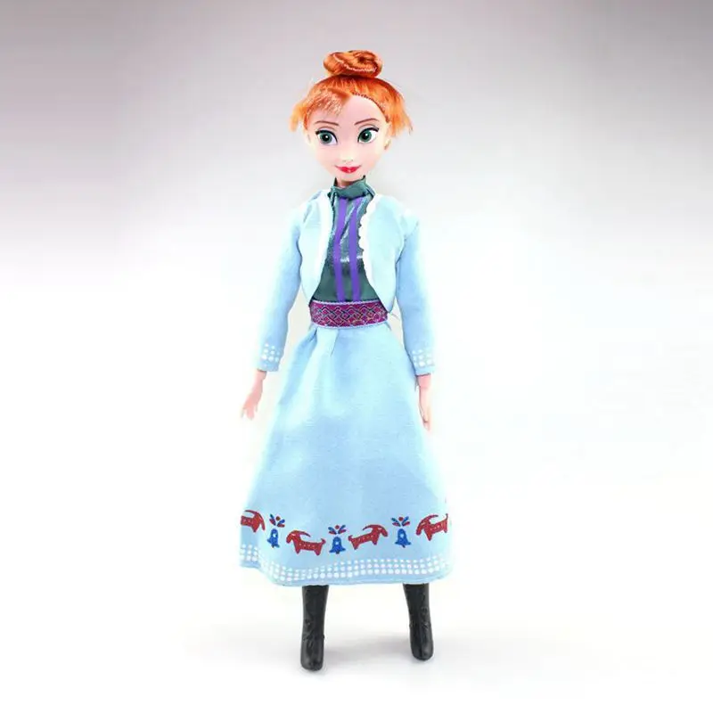 Модные детские аниме куклы Disney Холодное сердце принцесса Эльза и Анна набор