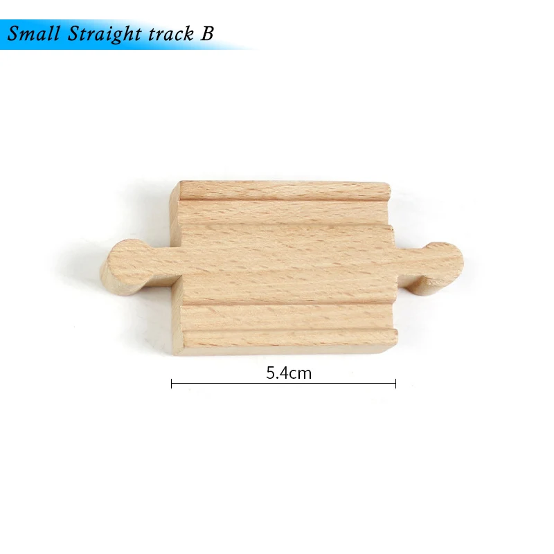 Small track B Различные деревянные компоненты для поезда, набор для поезда из бука, детские игрушки для поезда, подарки, аксессуары, совместимы с Thoma Friends - Цвет: Small track B