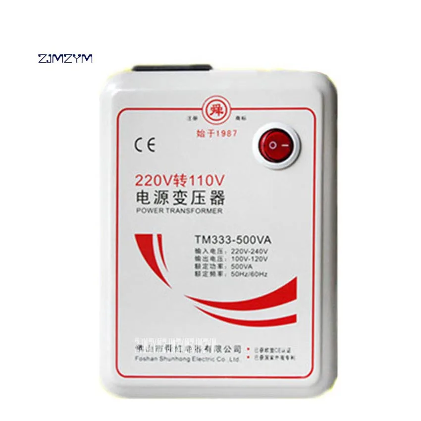 

New Arrival TM333-500VA Transformer 110V to 220V Household Transformer Appliances Voltage Power Converter 500W 50-60Hz Hot Sale