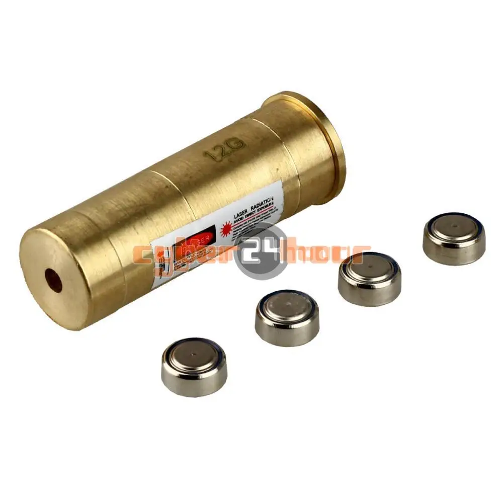 VERY100 12 калибра лазерный картридж Диаметр Sighter 12GA красный Boresighter Взгляд Boresight