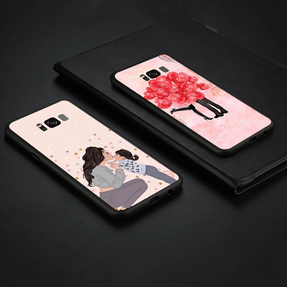 Мягкий ТПУ чехол для телефона Lavaza Super mama girly Girl Queen Samsung Galaxy A10 A30 A40 A50 A70 M10 M20 M30
