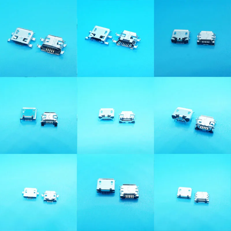 10 модель Micro Usb мама женский порт Разъем для телефона Mix SMD DIP Usb гнезда для samsung lenovo huawei zte