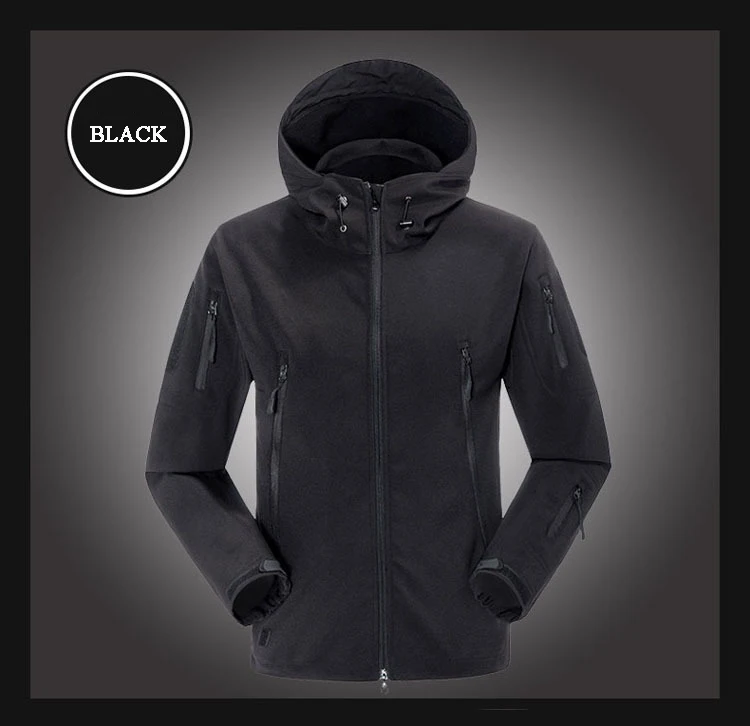 

2017 Men's Shark skin Hoody TAD Softshell Jacket Windproof Hiking Hunting Clothing Sports Outdoor Coat