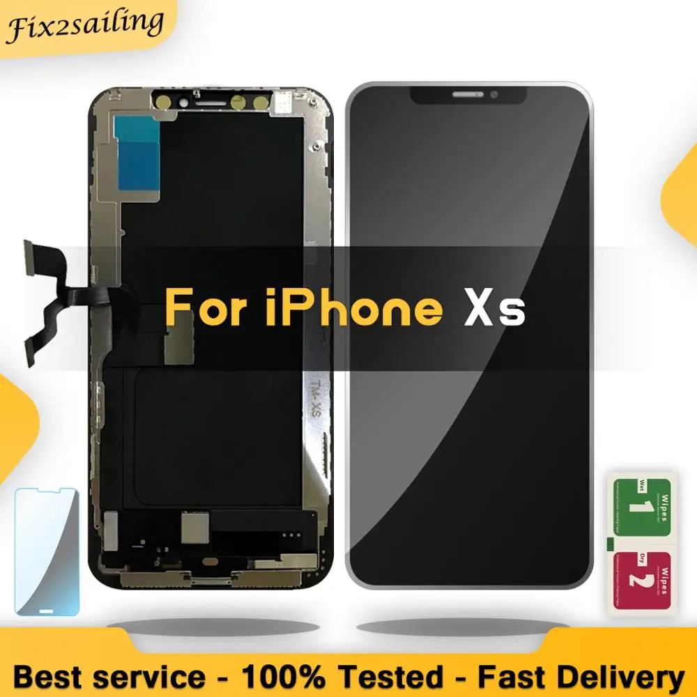 ЖК дисплей для iphone XS Tianma с дигитайзером экран в сборе Замена|Экраны мобильных