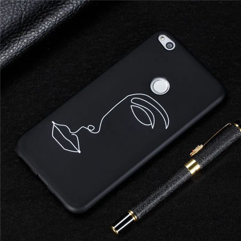 Huawei P8 Lite Case Huawei P9 Lite Case Silicon Soft TPU Back Cover on for Huawei Honor 8 Lite P9Lite P8Lite P 9 Coque
