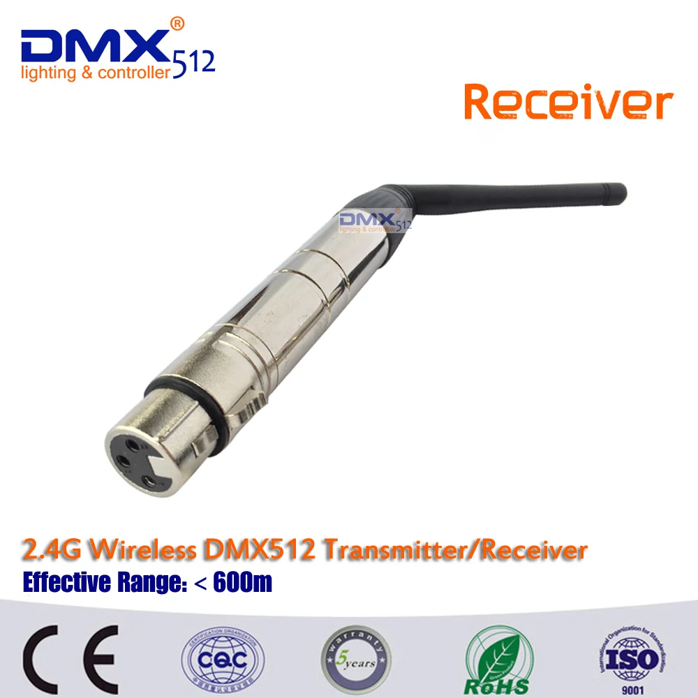 Бесплатная доставка DHL 2 4G беспроводной DMX шт передатчик и 16 приемники|wireless dmx|dmx