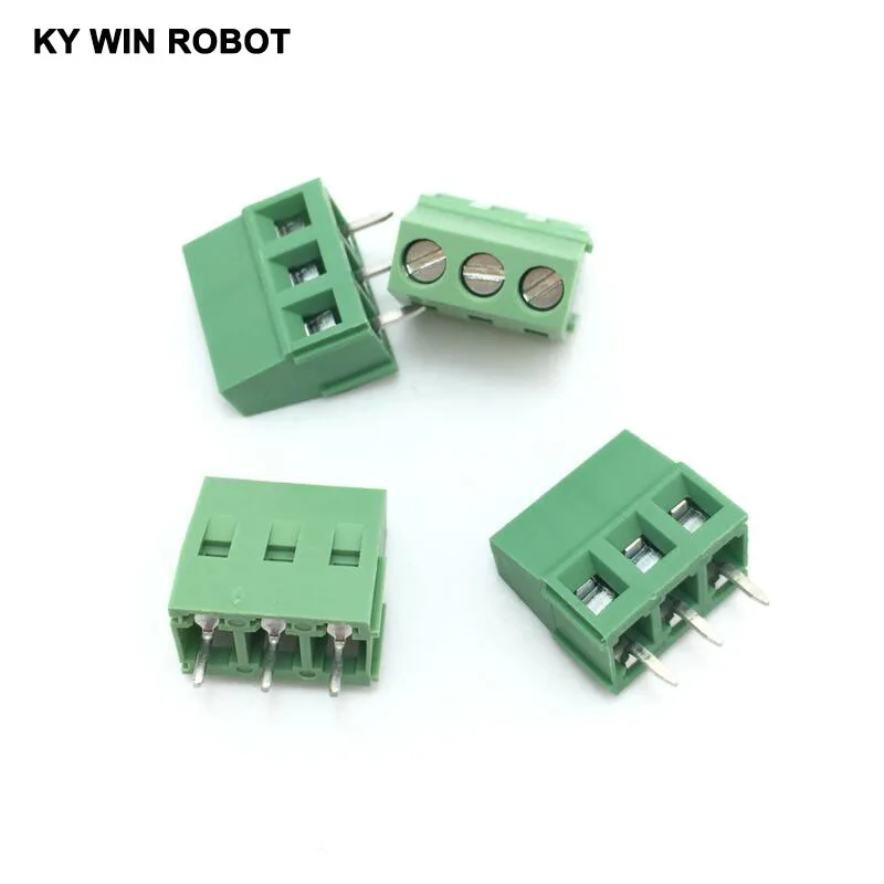 

Клеммная колодка, 10 шт./лот KF128-3P KF128 3Pin DG128 с шагом 5,0 мм