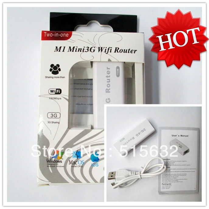 Лидер продаж! Разблокированный беспроводной мини роутер 3G портативный Wi Fi 150