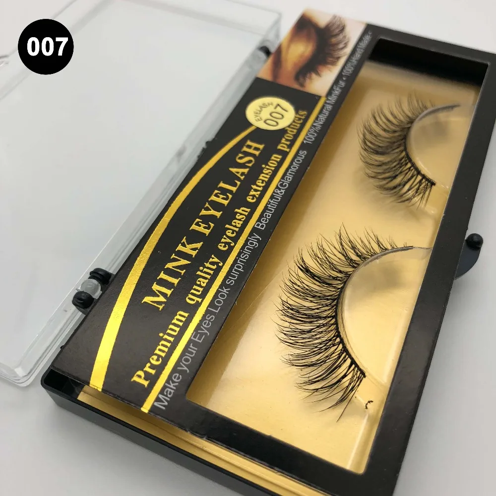 Makeup Mink Eyelash False Fake Eyelashes Handmade Natural Long Thick 100% Real ThickEye Lashes Extension | Красота и здоровье