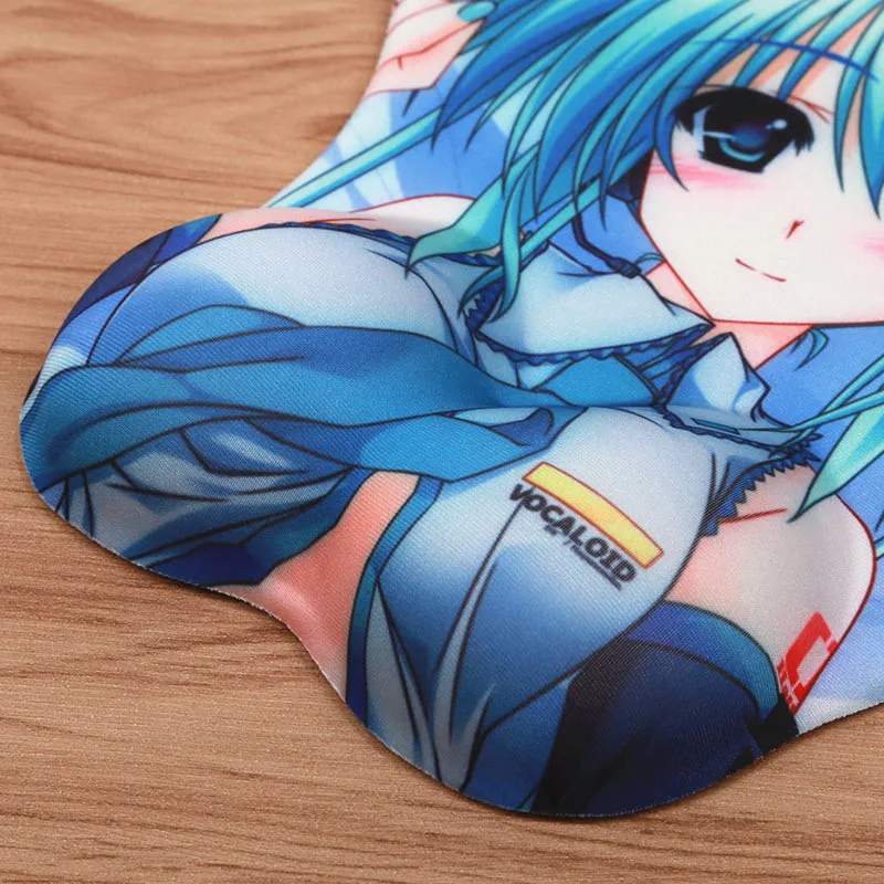 FFFAS 3D Hatsune Miku коврик для мыши игровой геймер Сексуальная повязка на запястье коврик для мыши Tapete muisковрик для ПК Compute Latop notebook