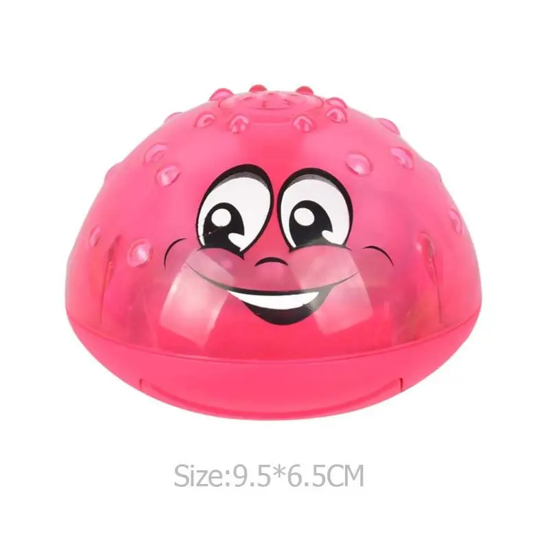 

Baby Bath Toy Electric Induction Sprinkler Luminous Water Ball Shower Toys Cute Carton Pattern Toy Watering Pot Toys
