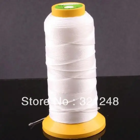 

Free postage 200Y White Bead Cord Thread Line Fit Necklace 0.5MM MY2337-1