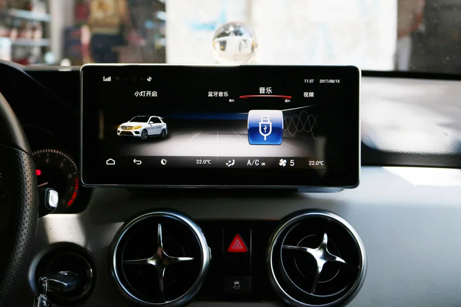 Автомобильный радиоплеер с сенсорным экраном Android 8 0 для Benz GLK glk300 glk350 2013-2015