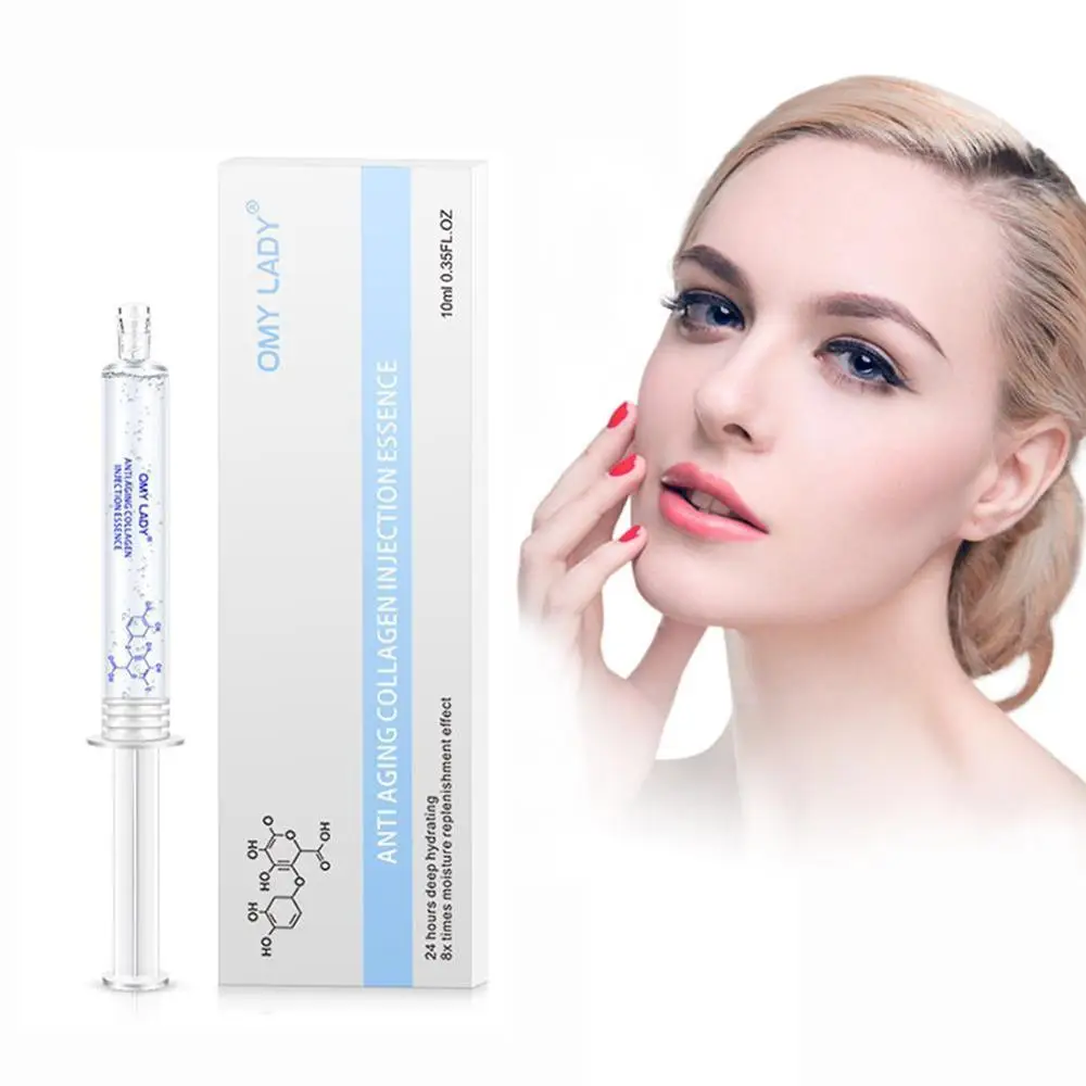 10ml OMY LADY активный коллаген шелковая нить для ухода за кожей лица Сыворотка легко впитывает разглаживающее укрепляющее увлажнение - Вес нетто: 10ml