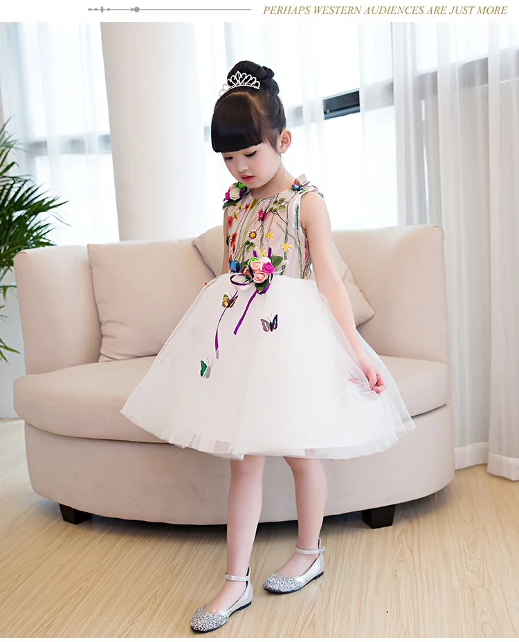 Summer Baby Girl Dress Flower Toddler Clothing Infant Party Pageant dresses for Little Girls Wedding | Детская одежда и обувь