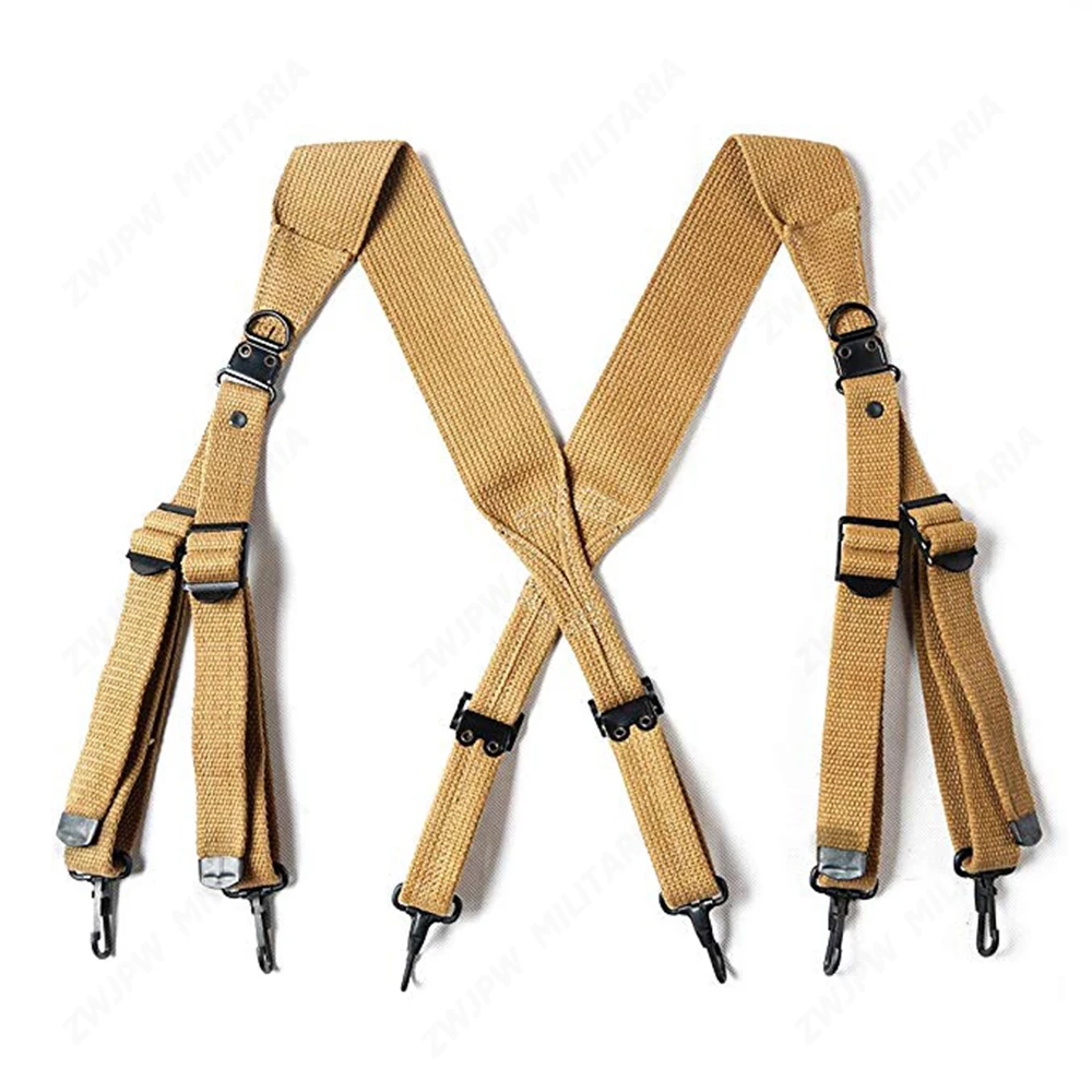 

WW2 US ARMY M1936 MILITARY X-TYPE SUSPENDER STRAP AIRBORNE HIGH QUALITY