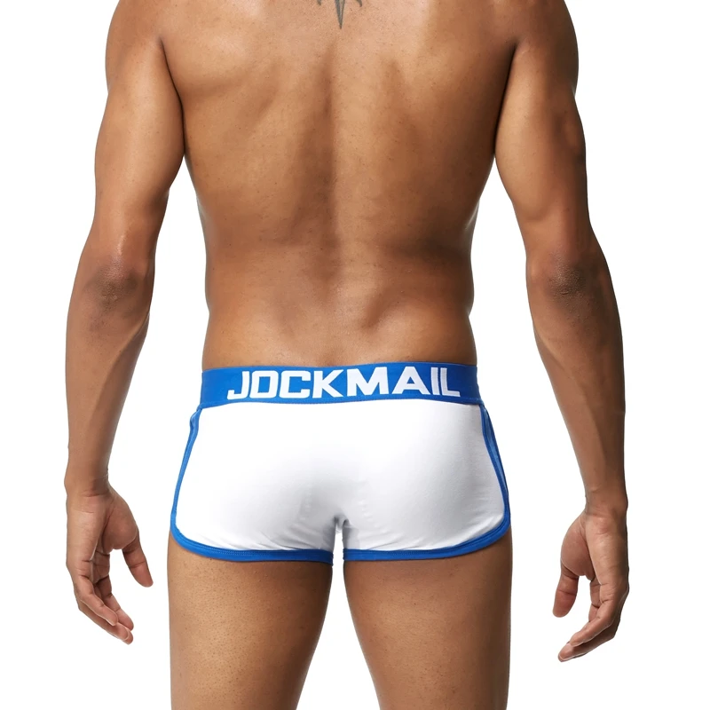 JOCKMAIL, улучшенное сексуальное мужское нижнее белье, пенис, боксер, пуш-ап, боксерские шорты, хип-ап, попа, Лифтер, посылка, увеличивающая мягкость, для геев