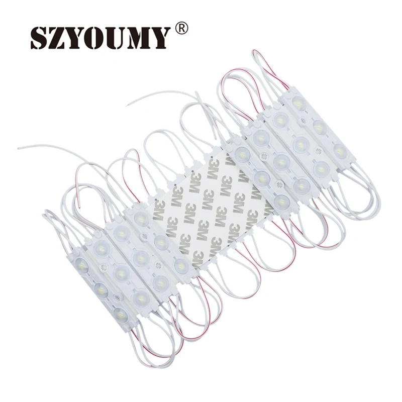 SZYOUMY DC12V 5630 SMD 3 светодиодный модуль впрыска водонепроницаемый IP67 декоративная 5730