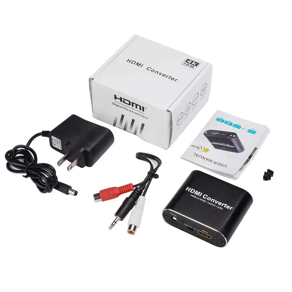 HDMI аудио сплиттер к коммутатор 2 0 ARC 3D 4K 60 Гц с выходом 5 1 стерео для HDTV компьютера