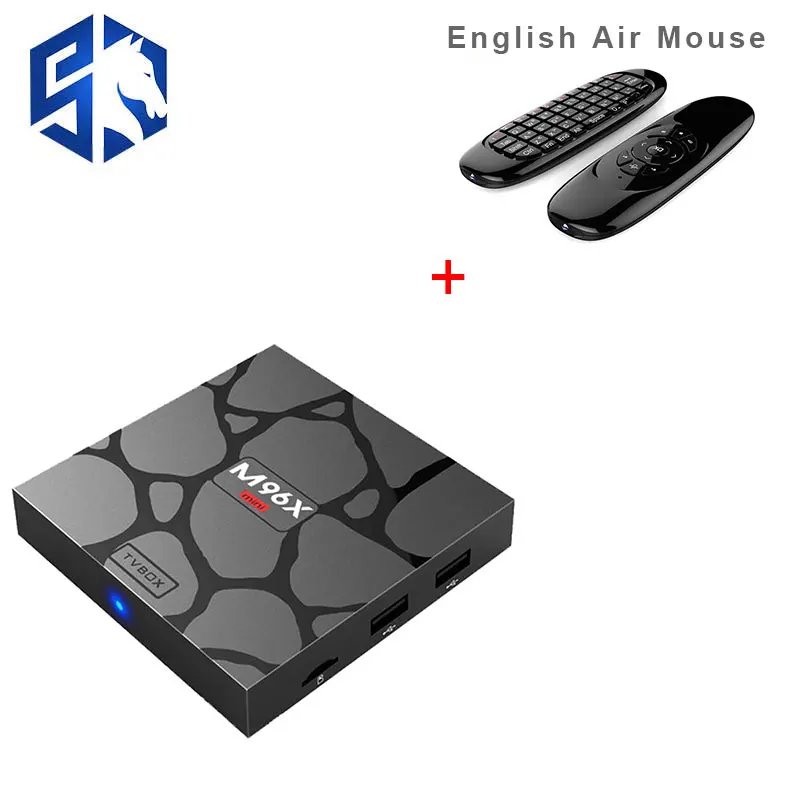 M96X мини Smart Amlogic S905X Декодер каналов кабельного телевидения Air Мышь 2 г/16 г HD 4k 3D BT Media