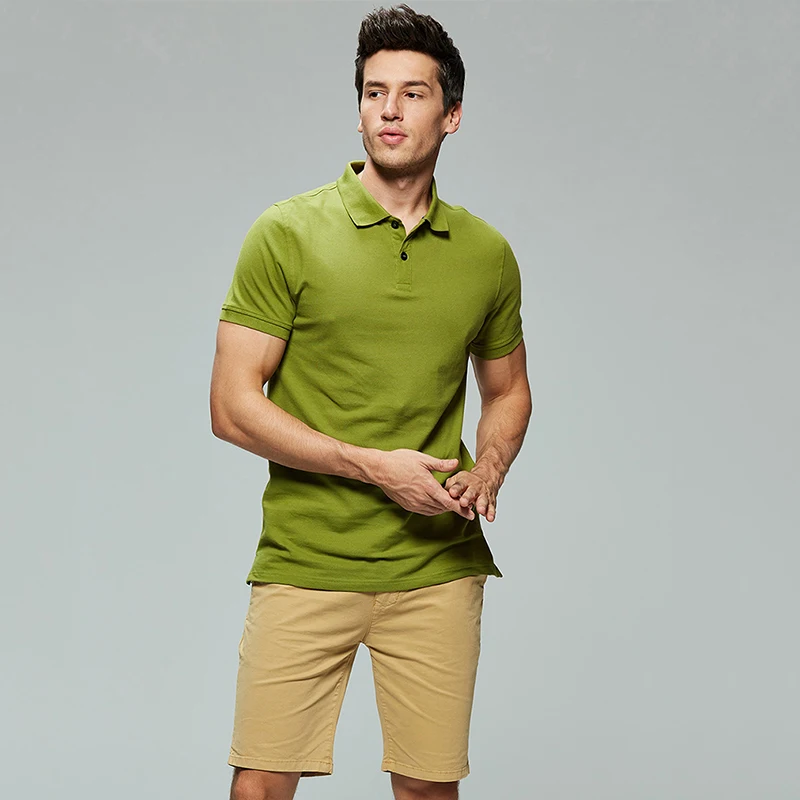 GLO-STORY отправляется из Европы мужская повседневная разноцветная рубашка поло