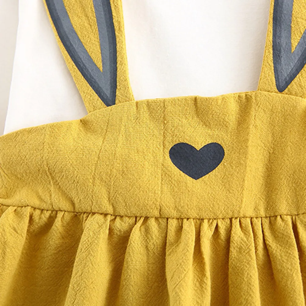 

Baby girl dress Cute Rabbit Bandage Suit Mini Dress Kids Toddler Girl Cute Rabbit Bandage Suit Mini dresses for girls A1
