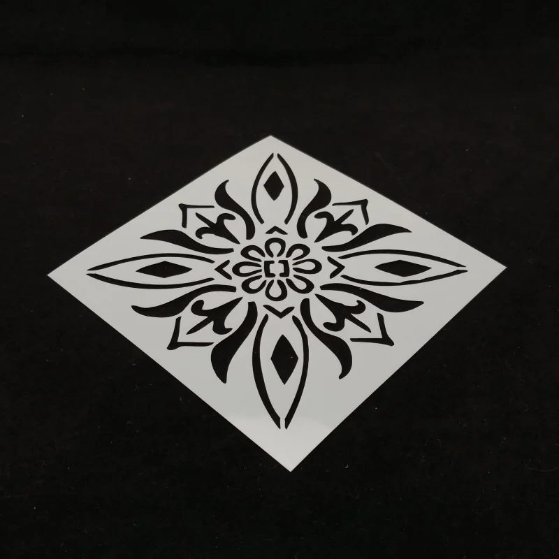 

15*15 Vintage flower pvc Layering Stencils for Diy scrapbook coloring,painting stencil,home decor diy etc. Product image