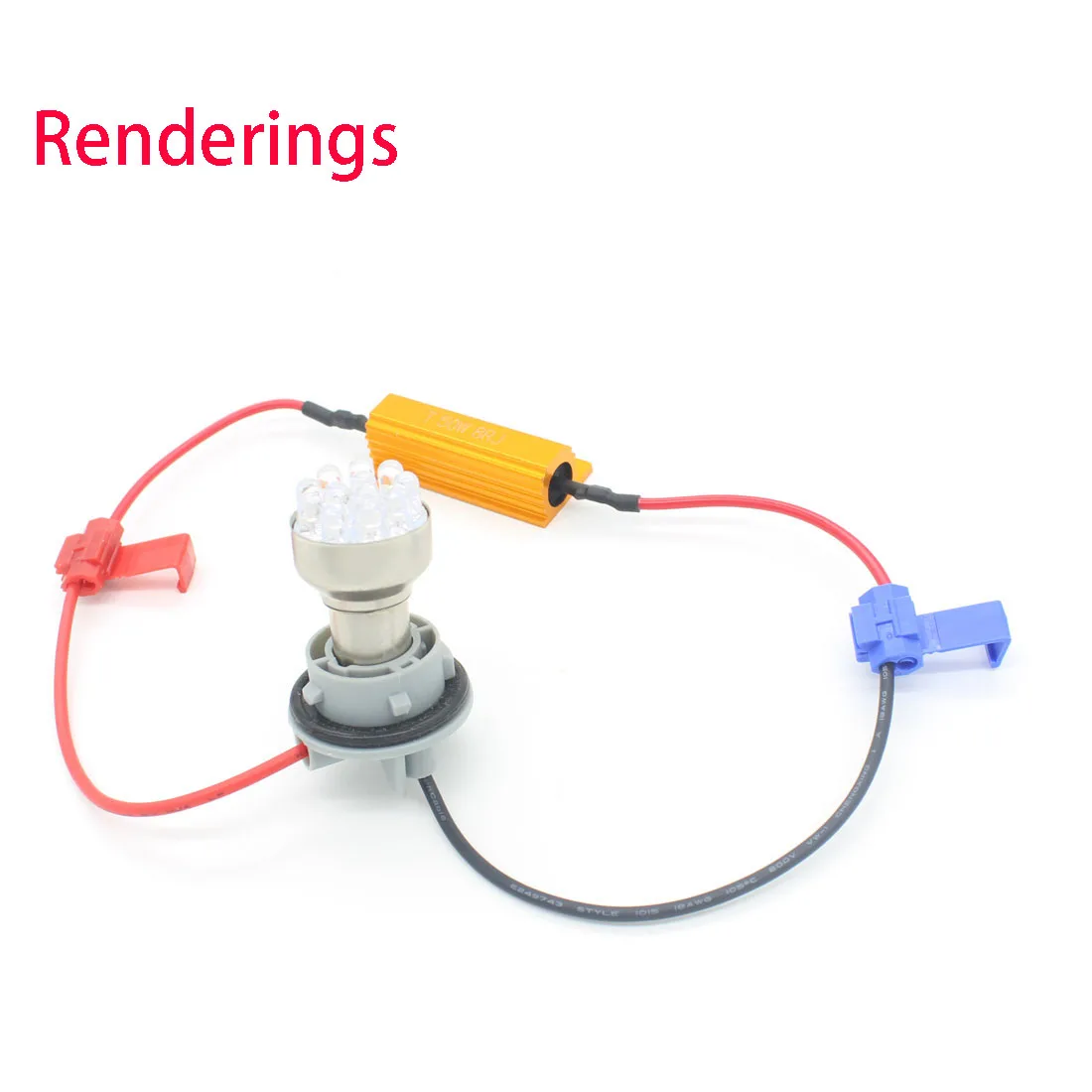 Автомобильный светодиодный противотуманный фонарь DRL с поворотом объектива