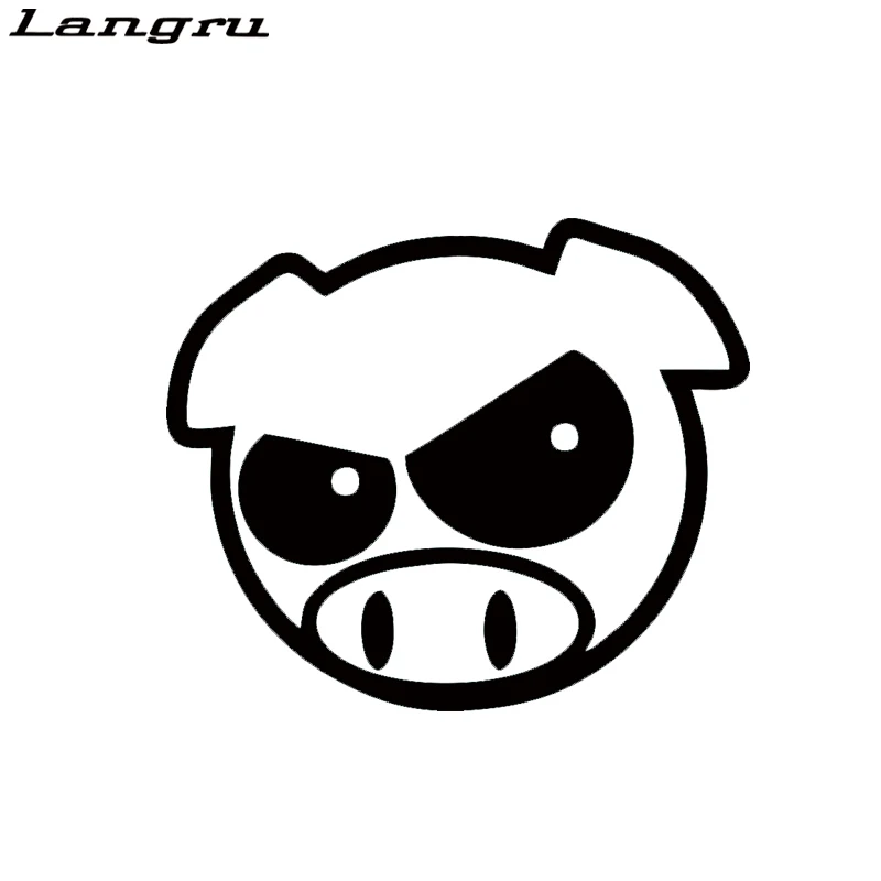 Виниловая наклейка Langru Evil Rally Pigs забавные виниловые наклейки для стайлинга
