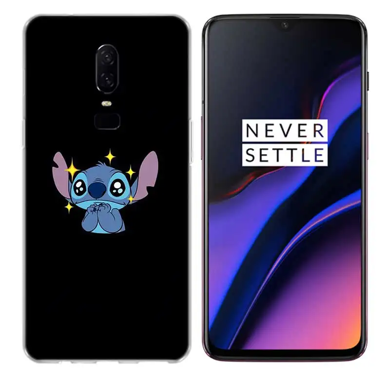 Роскошный мягкий силиконовый чехол для телефона Steward Stitch из ТПУ OnePlus One Plus 7 Pro 5 5T 6T 6