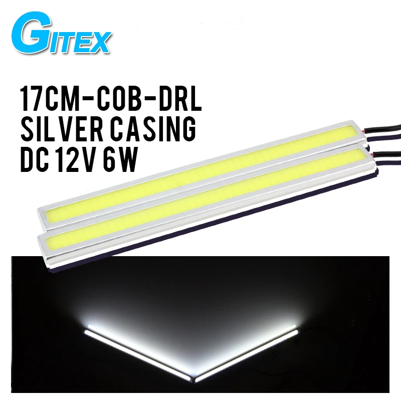 2 шт./лот 100% Водонепроницаемый вел DRL дневные Бег свет бар Парковка лампы для