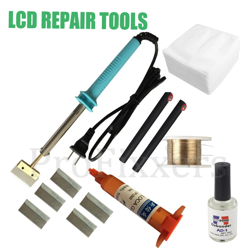 7 в 1 блестящий прозрачный оптический диспергатор УФ клея для припоя|repair screen|repair