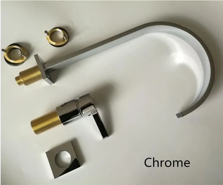 chrome Смеситель для раковины, латунь, розовое золото, кран для ванной комнаты, смеситель для раковины, кран для раковины, кран для горячей и холодной воды, смесители для ванной комнаты, новое поступление - Цвет: chrome