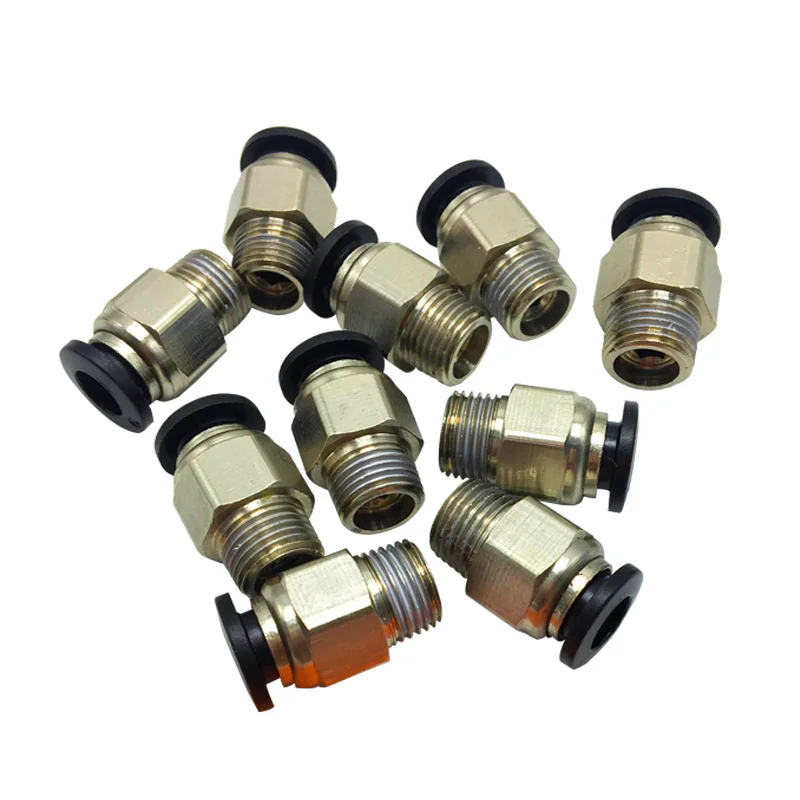 

PC4-M5 PC4-01 PC4-02 threaded through connector Straight thread