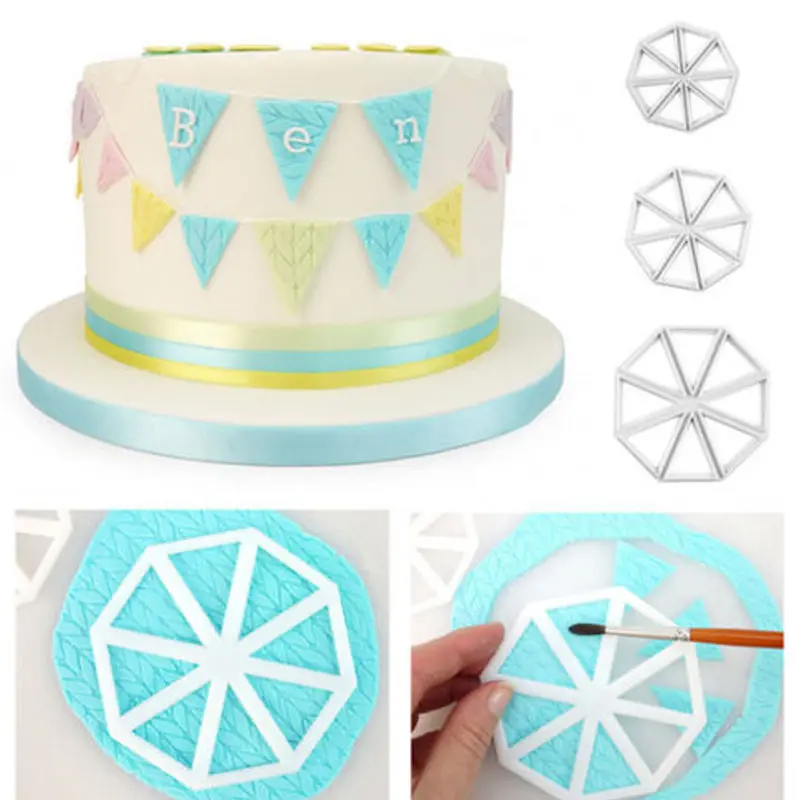 Новинка 2017 года торт инструмент Резаки для SIM карт набор из 3 легко овсянка