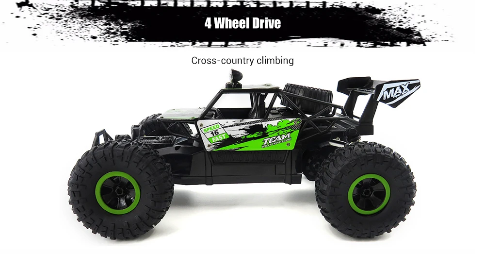 Flytec SL156A 1/18 4WD RC автомобили внедорожный автомобиль Высокая скорость 16 км/ч пульт дистанционного управления скалолазание гусеничный противоскользящие шины подарок для детей