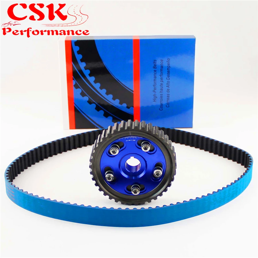 Гоночный ремень синхронизации + регулируемый комплект передач для Civic D16 D16Z D16Y 92